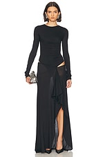 ワンピース THE ATTICO FW25 LONG CHEMISIER DRESS (WCW00242VVV088AA 084) 246WCW106J042_100_2.jpg?sw=206
