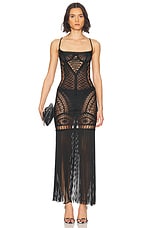 オールインワン・サロペット The Attico Cady Midi Dress Black midi dress for Women | THE ATTICO®