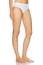 THE ATTICO Slip Hot Short in White, view 2, click to view large image.