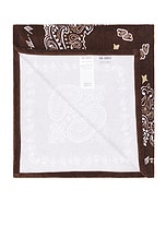 THE ATTICO Beach Towel in Brown, Beige, & White, view 4, click to view large image.