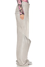 THE ATTICO Baggy Wide Leg in Vintage Grey, view 3, click to view large image.