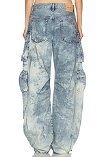 THE ATTICO Fern Long Pant in Blue Bleach, view 4, click to view large image.