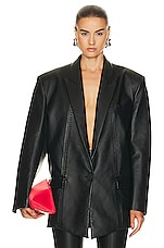 ムートン・ファーコート THE ATTICO Women Outer 247WCB62 L054 100 Black THE ATTICO コート - Black | FWRD