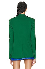 THE ATTICO Bianca Blazer in Emerald, view 3, click to view large image.