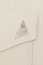 THE ATTICO Short Coat in Ivory, view 6, click to view large image.