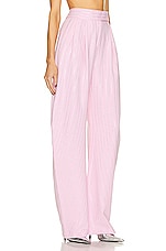 THE ATTICO Gary Long Pant in Sugar Pink, view 2, click to view large image.