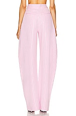 THE ATTICO Gary Long Pant in Sugar Pink, view 3, click to view large image.
