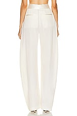 THE ATTICO Gary Long Pant in Milk, view 3, click to view large image.