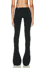 THE ATTICO Remi Long Pant in Black, view 3, click to view large image.