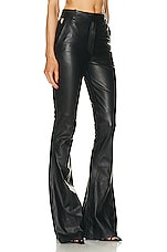 THE ATTICO Piaf Long Pant in Black, view 2, click to view large image.
