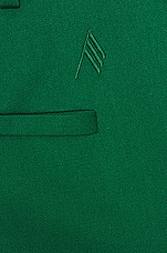 THE ATTICO Jagger Long Pant in Emerald, view 5, click to view large image.