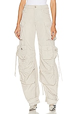 THE ATTICO Fern Long Pant in Ivory, view 1, click to view large image.