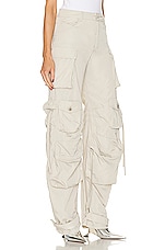 THE ATTICO Fern Long Pant in Ivory, view 2, click to view large image.