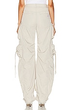 THE ATTICO Fern Long Pant in Ivory, view 3, click to view large image.