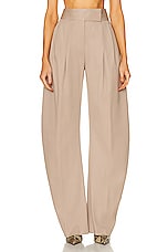 THE ATTICO Gary Long Pant in Beige, view 1, click to view large image.
