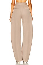 THE ATTICO Gary Long Pant in Beige, view 3, click to view large image.