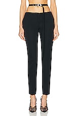 THE ATTICO Gabardina Long Pant in Black, view 1, click to view large image.
