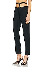 THE ATTICO Gabardina Long Pant in Black, view 3, click to view large image.
