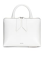 THE ATTICO Monday Top Handle Bag in White, view 1, click to view large image.