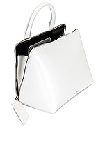 THE ATTICO Monday Top Handle Bag in White, view 4, click to view large image.
