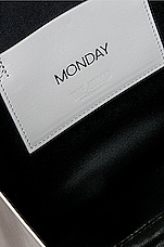 THE ATTICO Monday Top Handle Bag in White, view 6, click to view large image.
