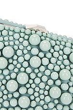 THE ATTICO Midnight Clutch in Milk Mint, view 8, click to view large image.