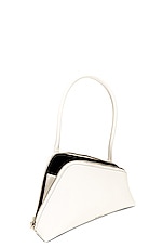 THE ATTICO Sunrise Shoulder Bag in Ivory, view 5, click to view large image.