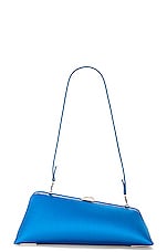 THE ATTICO Long Night Clutch in Turquoise, view 1, click to view large image.