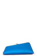 THE ATTICO Long Night Clutch in Turquoise, view 4, click to view large image.
