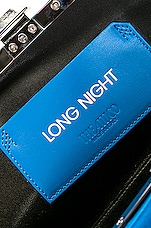 THE ATTICO Long Night Clutch in Turquoise, view 7, click to view large image.