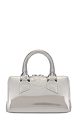 THE ATTICO Friday Crossbody Bag in Silver, view 4, click to view large image.
