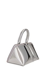THE ATTICO Friday Crossbody Bag in Silver, view 5, click to view large image.