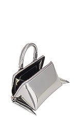 THE ATTICO Friday Crossbody Bag in Silver, view 6, click to view large image.