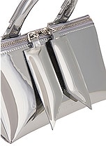 THE ATTICO Friday Crossbody Bag in Silver, view 8, click to view large image.