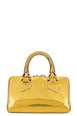 THE ATTICO Friday Crossbody Bag in Gold, view 4, click to view large image.