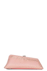 THE ATTICO Long Night Clutch in Soft Pink, view 3, click to view large image.
