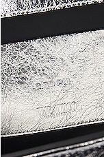 THE ATTICO 8.30 PM Clutch in Silver, view 6, click to view large image.