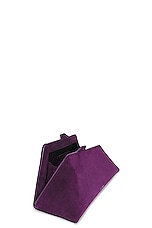 THE ATTICO 8.30 PM Clutch in Dark Grapes, view 5, click to view large image.