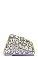 THE ATTICO Midnight Clutch in Lavender & Daffodil, view 3, click to view large image.