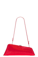 THE ATTICO Long Night Clutch in Vibrant Red, view 1, click to view large image.