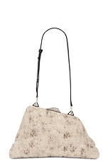 THE ATTICO Day Off Shoulder Bag in Sand Melange, view 1, click to view large image.