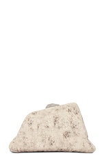 THE ATTICO Day Off Shoulder Bag in Sand Melange, view 3, click to view large image.