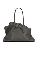 バッグ・カバンその他 THE ATTICO BAG (WAH00054LBT021PR) La Passeggiata Medium'' black top handle for Women | THE ATTICO®