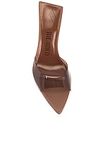 THE ATTICO Ester Mule in Chocolate, view 4, click to view large image.