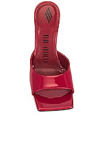 THE ATTICO Cheope Mule in Red, view 4, click to view large image.