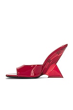 THE ATTICO Cheope Mule in Red, view 5, click to view large image.