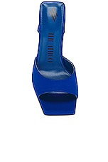 THE ATTICO Mini Devon Mule in Electric Blue, view 4, click to view large image.