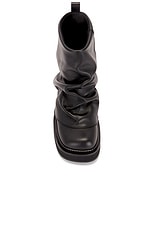 THE ATTICO Mini Robin Boots in Black, view 4, click to view large image.