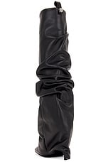 THE ATTICO Rea Tube Boot in Black, view 3, click to view large image.