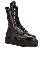 THE ATTICO Selene Boot in Black, view 2, click to view large image.